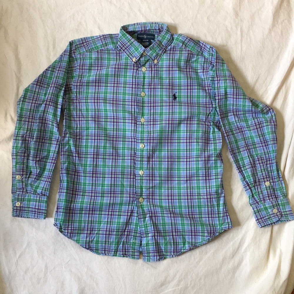 Boy's Aquatic Button-down